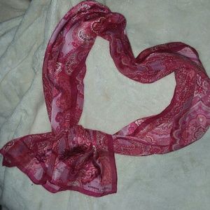 Adrienne Landau signed silk scarf